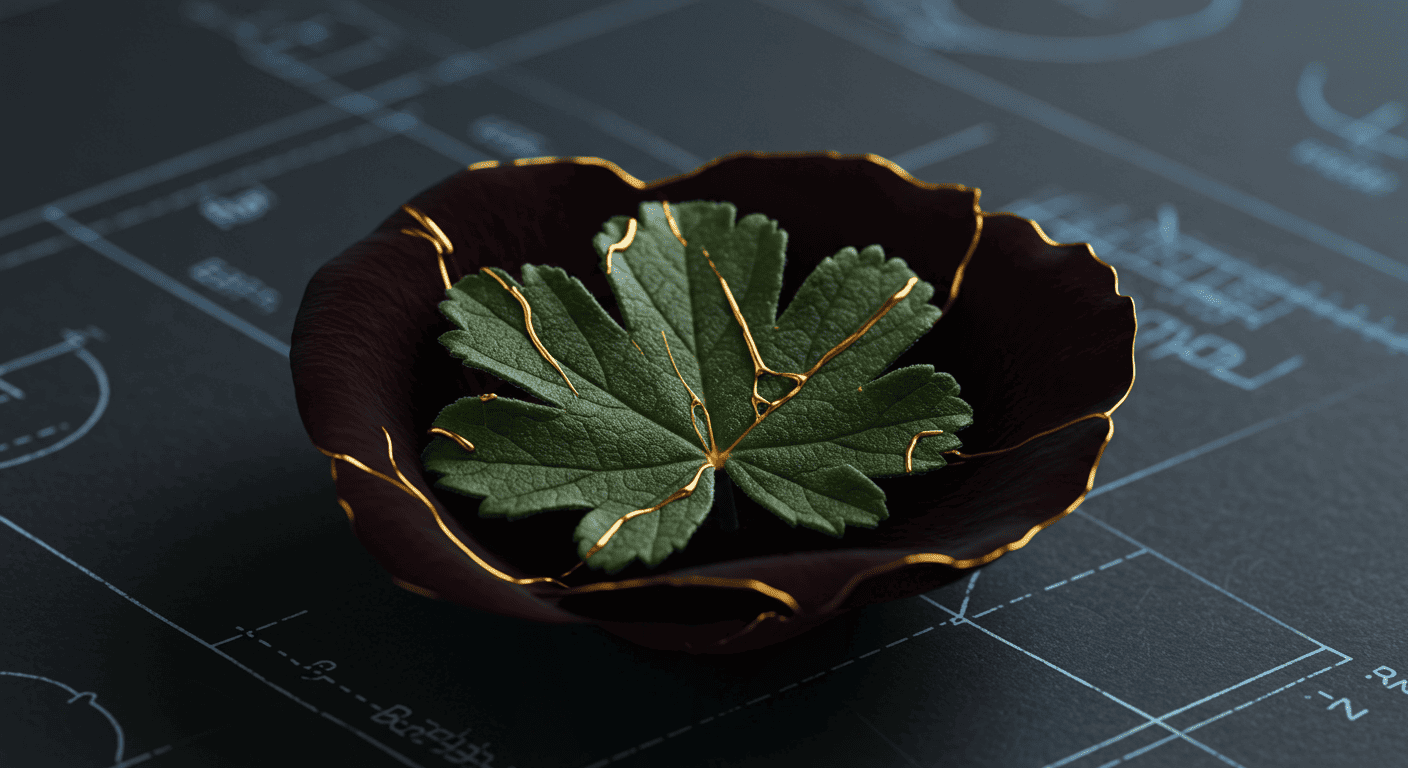 Geranium leaf replacing rose